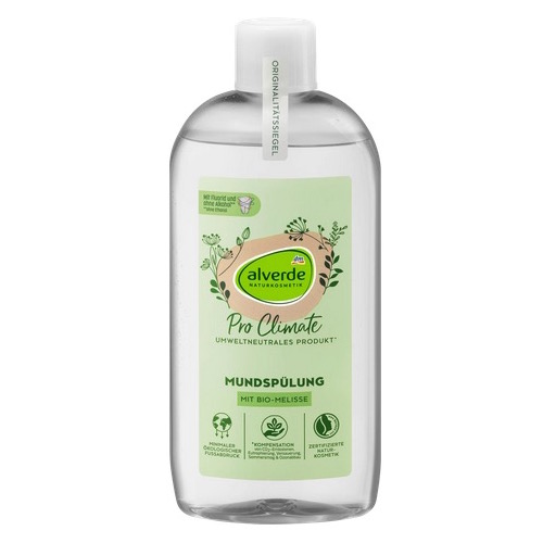dm Alverde Pro Climate Mouthwash With Organic Lemon Balm 500ml - organic, natural cosmetics - Natural German