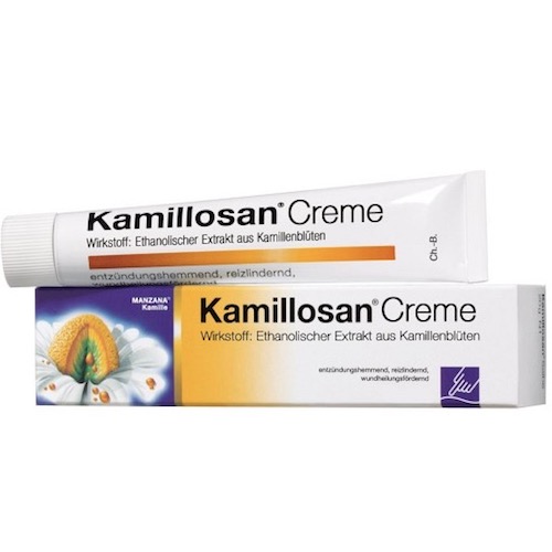Kamillosan Cream 20g - extract of Manzano-camomilie flowers - Natural German