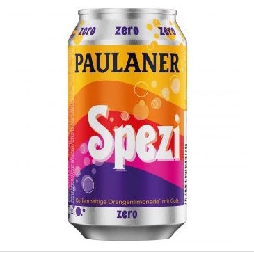 Paulaner Spezi Zero 330ml - oktoberfest special - Natural German