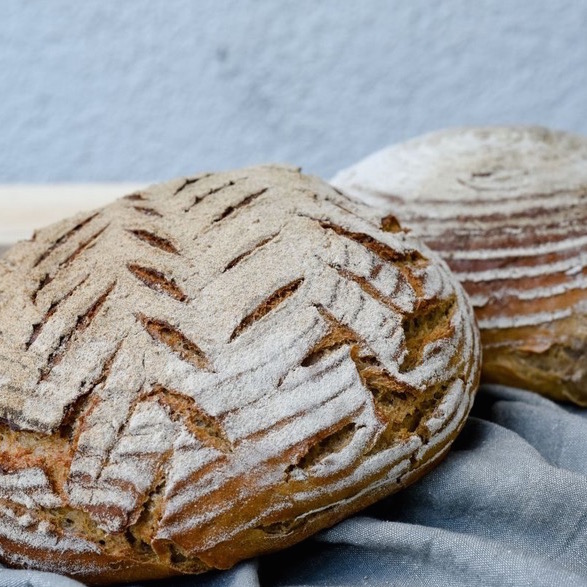 Hobbybaecker Rye Bread Rustikus 1kg - premium german baking mix, german recipe - Natural German