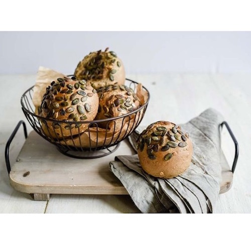 Hobbybaecker Pumpkin Seed Buns 1kg - premium german baking mix, german recipe - Natural German