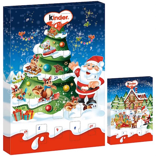 kinder Mini Mix Advent Calendar - with 24 milk chocolates, 4 assorted - Natural German