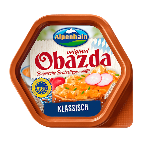 Alpenhain Obazda Classic 125g - chees spread with camembert - Natural German