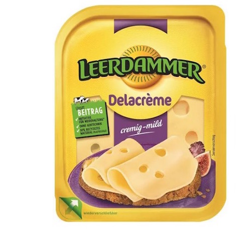 Leerdammer Delacrème Creamy Mild 140g - suitable for lacto-vegetarians - Natural German
