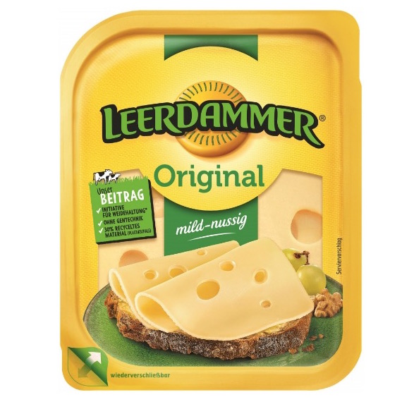 Leerdammer Original Mild-Nutty 140g - suitable for lacto-vegetarians - Natural German