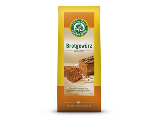 "Lebensbaum" Bread Spices Grounded 50g - Vegan bread spices 100% organic - Natural German