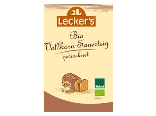 "Lecker's" Whole Grain Sour Dough Dried 30g - Sour dough 100% organic - Natural German