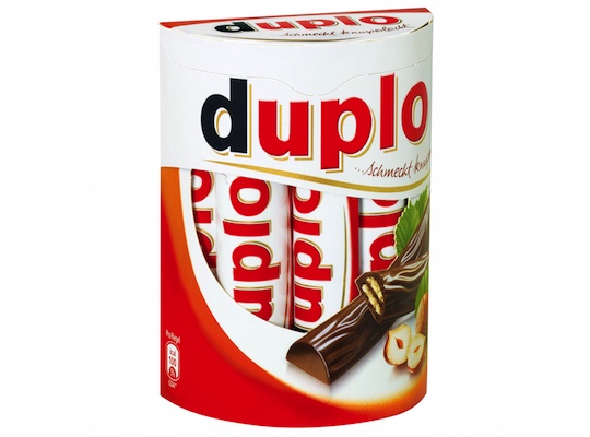 Duplo 10pcs. Multipack 182g - chocolate bar with wafer and nougat cream - Natural German