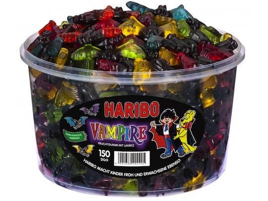 Haribo Vampires 1200g - Famous fruit-licorice mix - Natural German