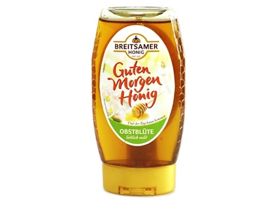 Breitsamer Good Morning-Honey 350g - Fruit-blossom honey, sweet and mild taste - Natural German