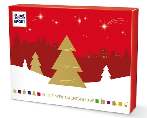 Ritter Sport Kleine Weihnachtsfreude Knusper & Karamell 123g Ritter Sport Kleine Weihnachtsfreude Knusper & Karamell 123g