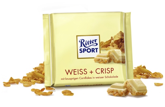 Ritter Sport Weiss + Crisp 100g