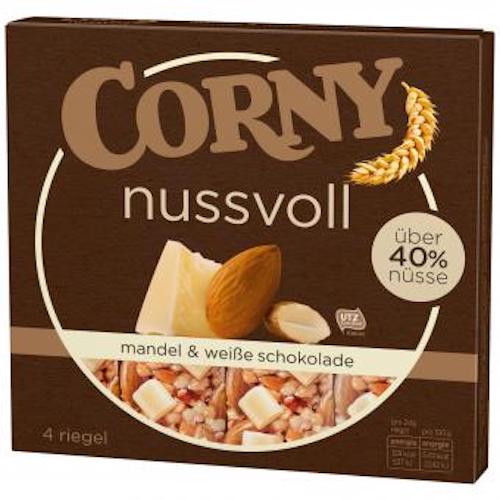 Corny Nussvoll Mandel & Weisse Schokolade
