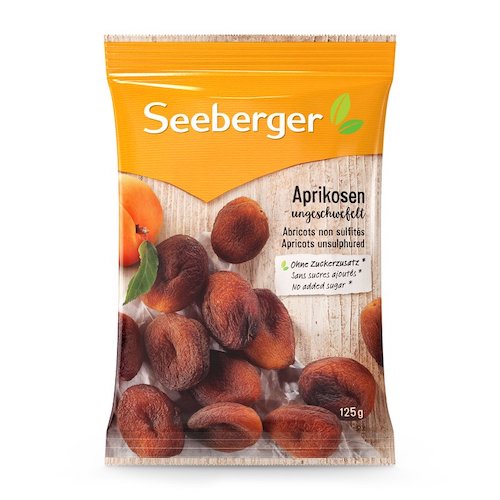 Seeberger Apricot Unsulphurized 125g