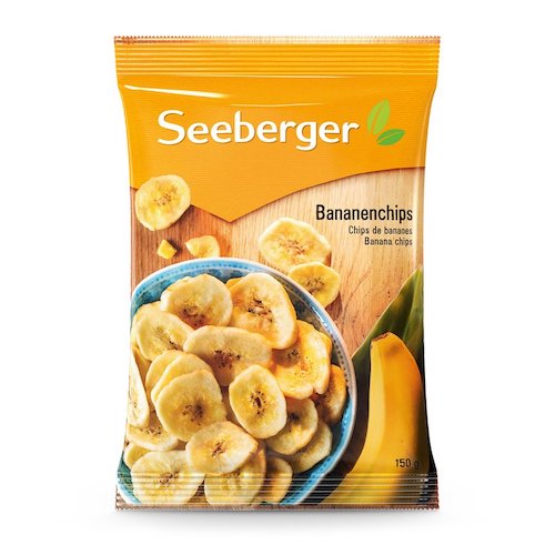Seeberger Banana Crisps 150g