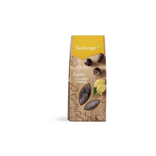 Seeberger Ginger in Dark Chocolate 80g