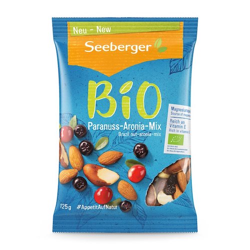 Seeberger Organic Brazil Nut-Aronia Berry-Mix 125g