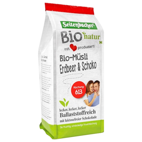 Seitenbacher Bio Müsli Erdbeer & Schoko